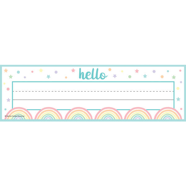 Pastel Pop Flat Name Plates [TCR8422]
