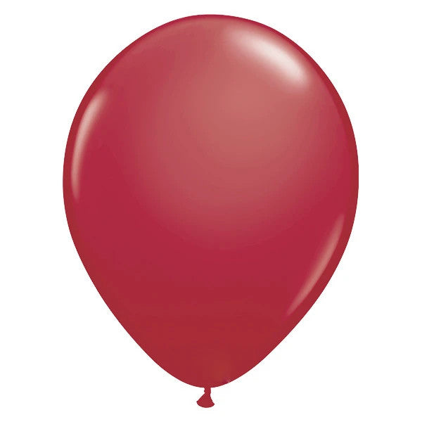 Qualatex Maroon 16 inch Latex Balloons 50 Count [57133]