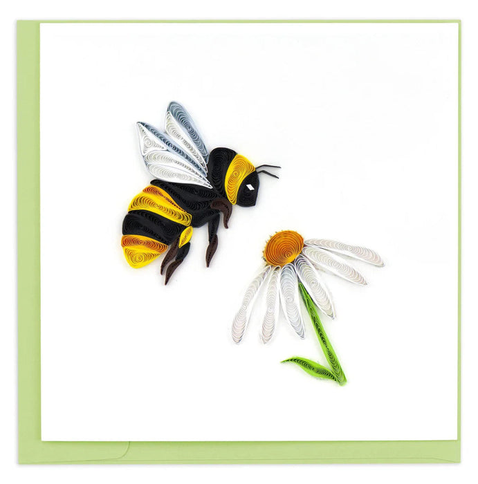 Quilled Bumble Bee Greeting Card [BL1321]