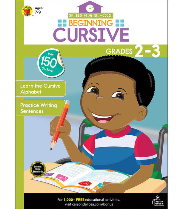 Beginning Cursive Activity Book Grade 2-3 Paperback [CD705308]