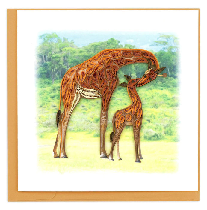 Quilled Giraffe Greeting Card [BL1015]
