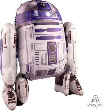 Star Wars R2D2 Airwalker 38 Inch Mylar Balloon 1 Pack [110067]