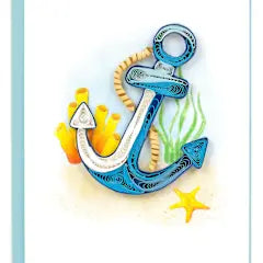 Quilled Anchor Gift Enclosure Mini Card [GE5013]