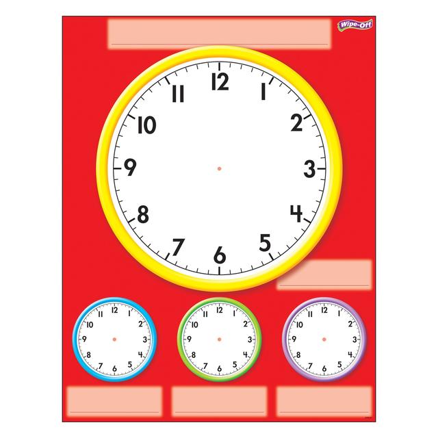 Clocks 17 x 22 CHART 17x22 [T27312] (D)