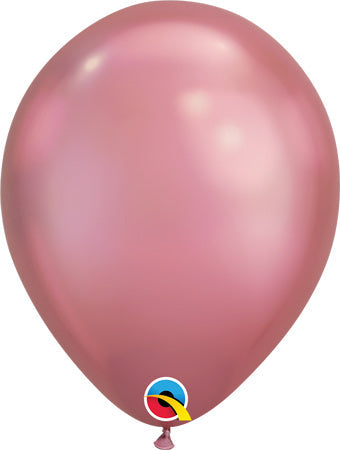 Qualatex Chrome Mauve 11 Inch Latex Balloons 100 Count [58275]