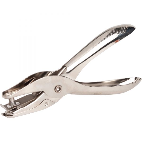 Single-Hole Punch 1 Punch Head - 1/4" Hole Diameter - Silver [BSN62895]