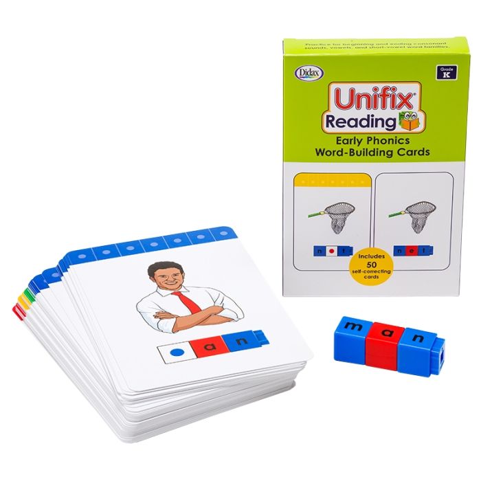 Unifix Reading: Early Phonics Word-Building Cards [211412]