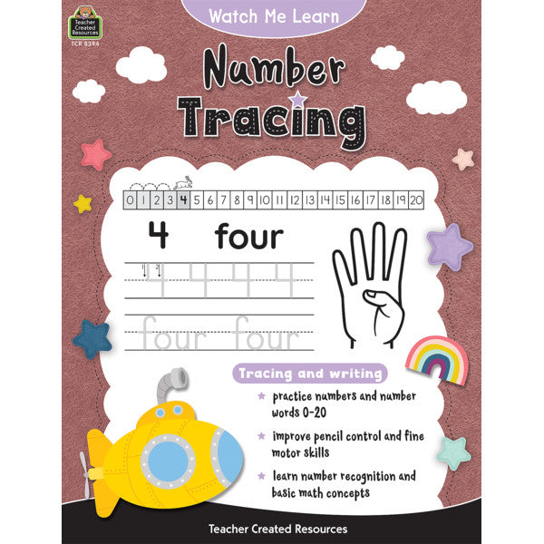 Watch Me Learn: Number Tracing [TCR8394]