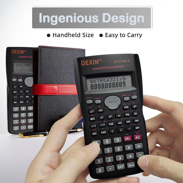 2 Line Engineering Scientific Calculator, Basic Construction Multi-Function Large Display Pocket Calculator [B0CN8HMM85]