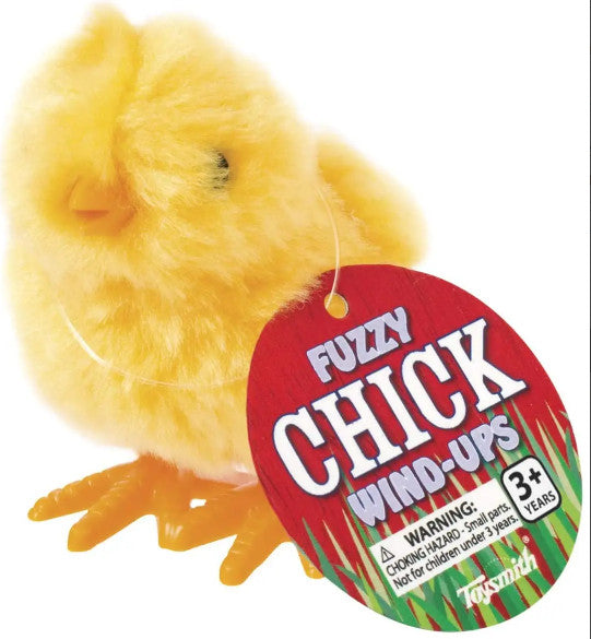 Yellow Fuzzy Chick Wind Ups, Easter, Spring, Hopping Action [2031]
