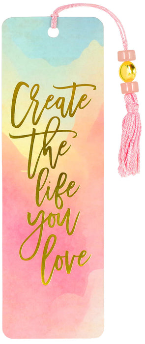 Watercolor Sunset Beaded Bookmark [9781441328564]