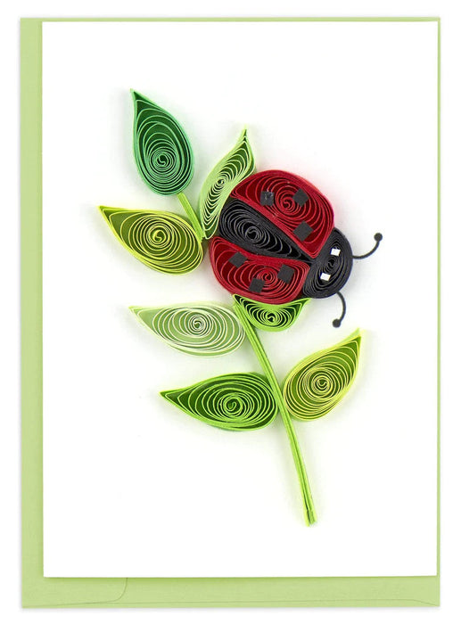 Quilled Ladybug Gift Enclosure Mini Card [GE510]