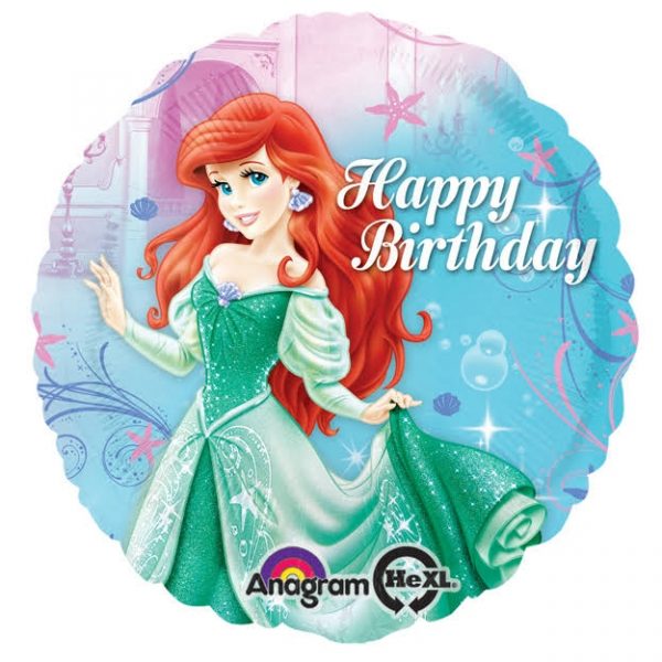 Little Mermaid 18 Inch Mylar Balloon Not Inflated [26412]