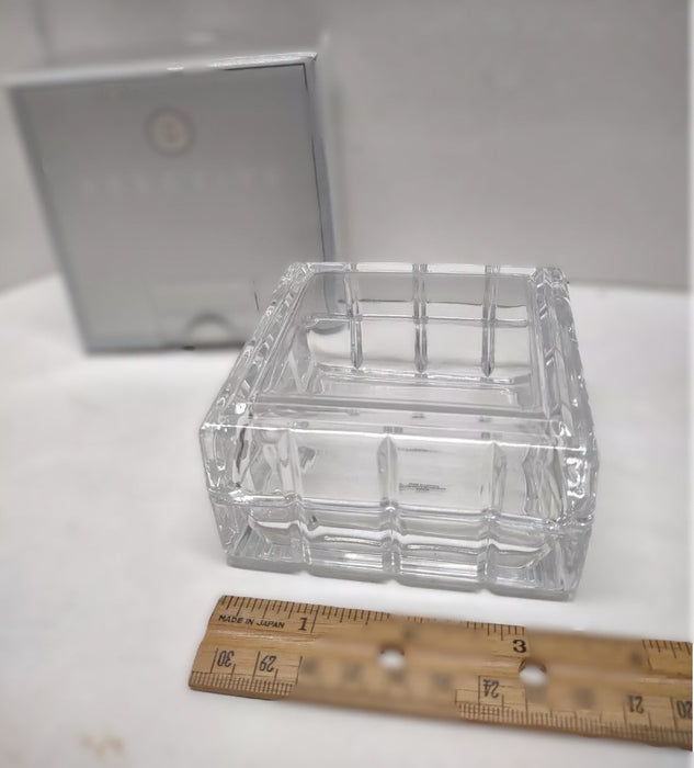 Avon Vintage PERCEIVE Crystal Keepsake Box 24% Lead Crystal Made in France