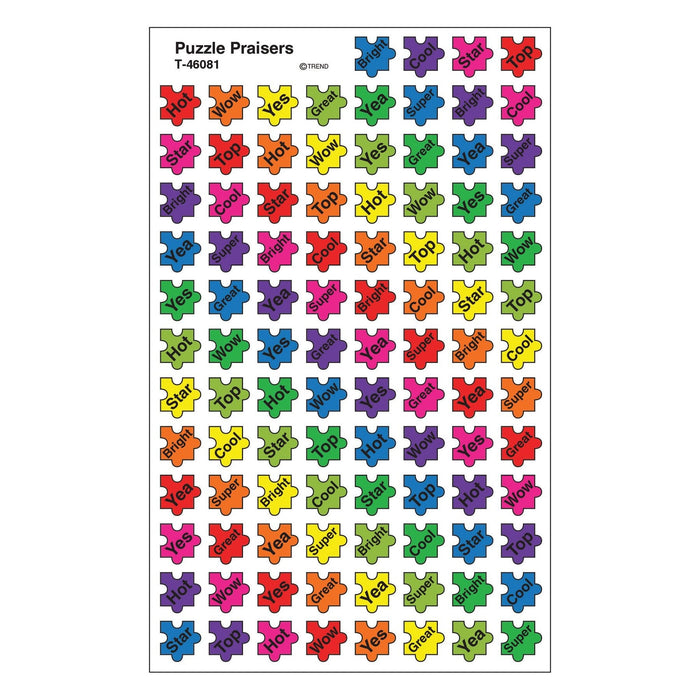 PUZZLE PRAISERS SUPERSHAPE STICKERS [T46081]