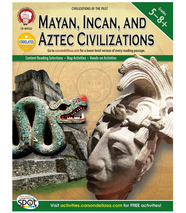 Mayan, Incan, and Aztec Civilizations Grades 5-8 [CD404162]