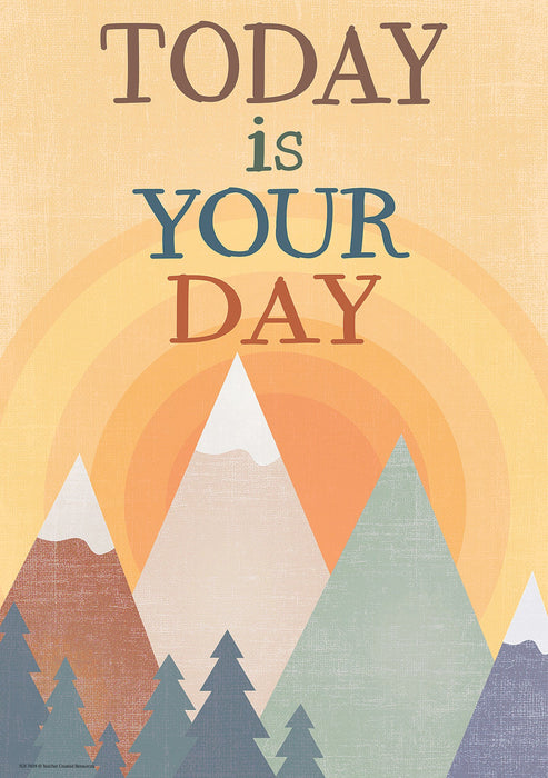 Today is Your Day Positive Poster [TCR7459]