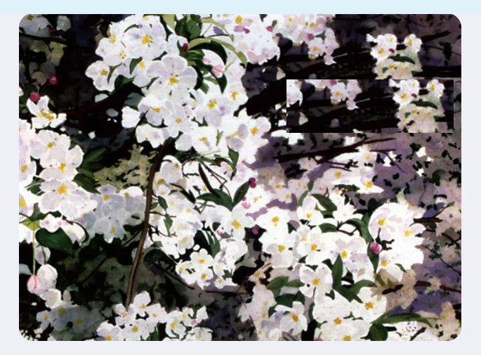 Flowering Tree Blank Greeting Card