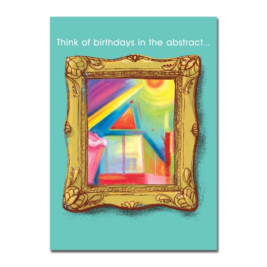 Abstract Birthday Card