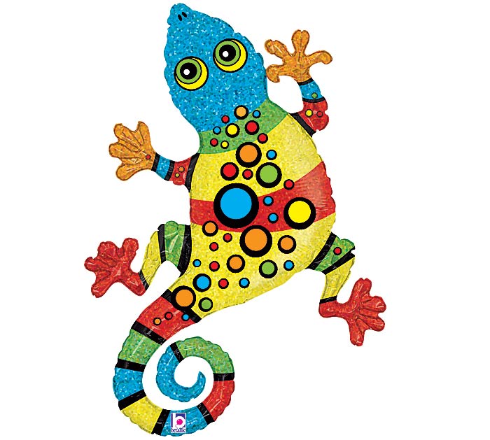 Linky Gecko 47 Inch Shape Foil Mylar Balloon [85660]