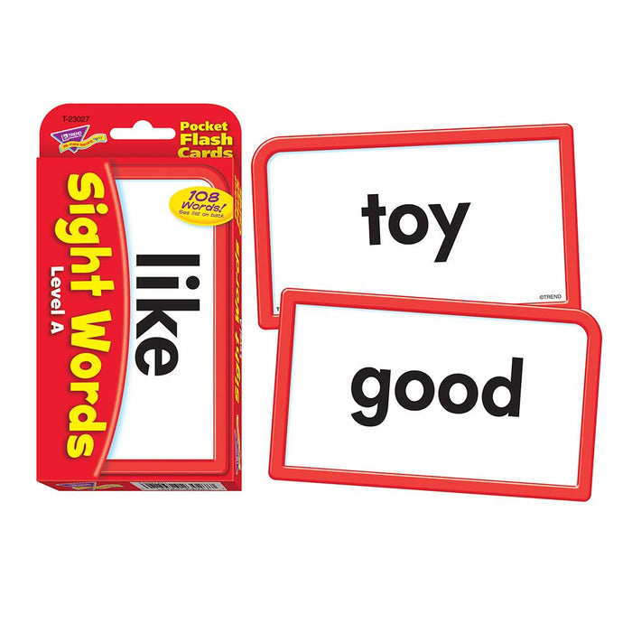 Sight Words – Level A Pocket Flash Cards [T23027]