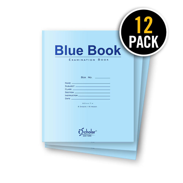 Exam Blue Book 8.5 x 7
