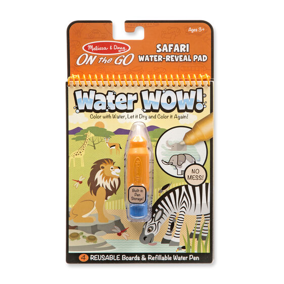 Water Wow! - Safari Water Reveal Pad - ON the GO Travel Activity [9441]