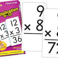 Multiplication 0-12 Skill Drill Flash Cards