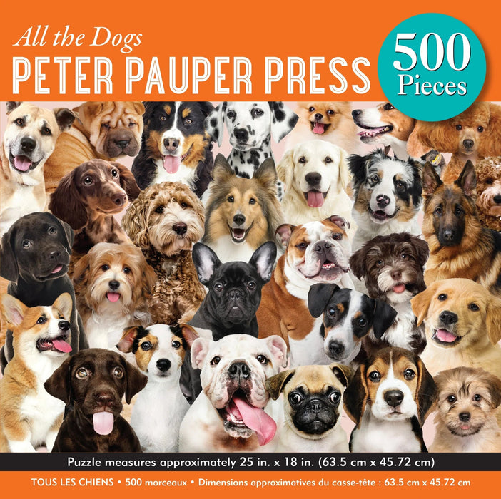 All the Dogs 500 Piece Jigsaw Puzzle [9781441337559]