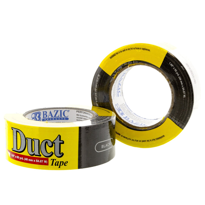 BAZIC 1.88" X 60 Yards Black Duct Tape [971]