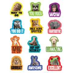 Go Wild Animals Stickers [TCR6855]