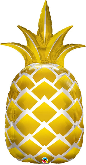 Large 44 INCH Golden Pineapple Mylar Balloon [57359]