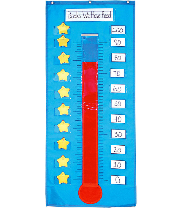 Thermometer/Goal Gauge Pocket Chart [CD158025]