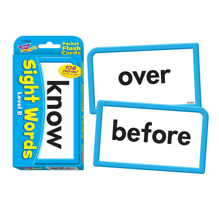 Sight Words – Level B Pocket Flash Cards [T23028]