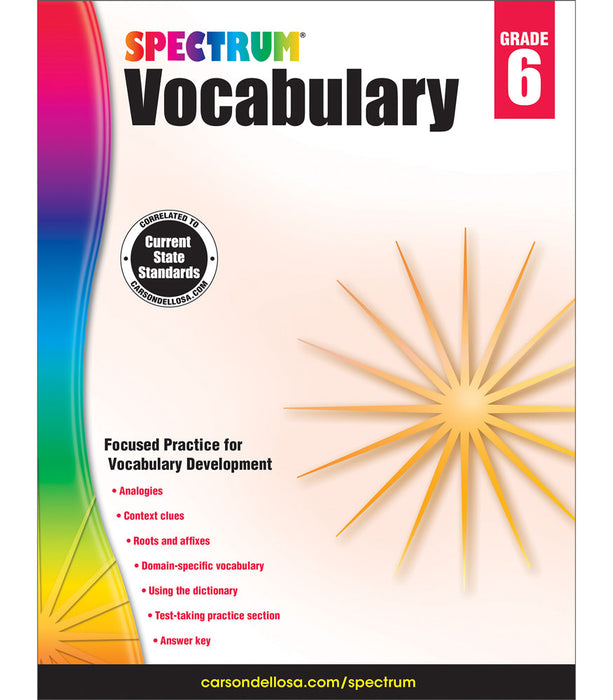 SPECTRUM VOCABULARY GRADE 6 [CD704613]