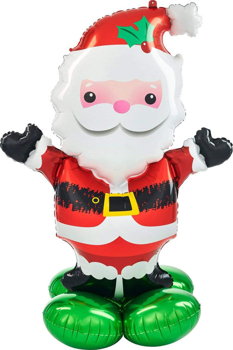 AIRLOONZ Christmas Santa 50 Inch Foil Mylar Balloon [42952]