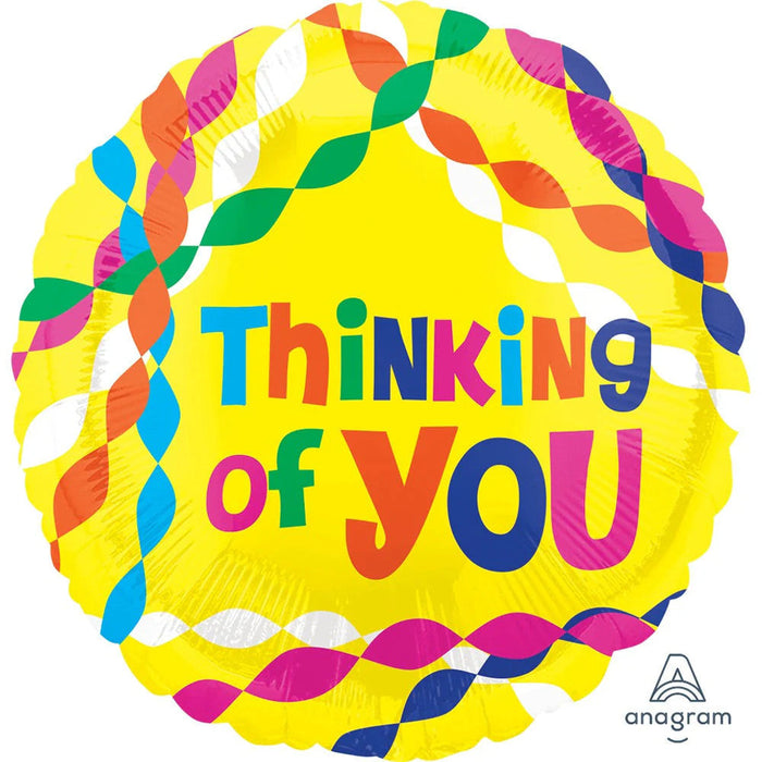 Thinking Of You Colorblast 20 Inch Foil Mylar Balloon [34587]