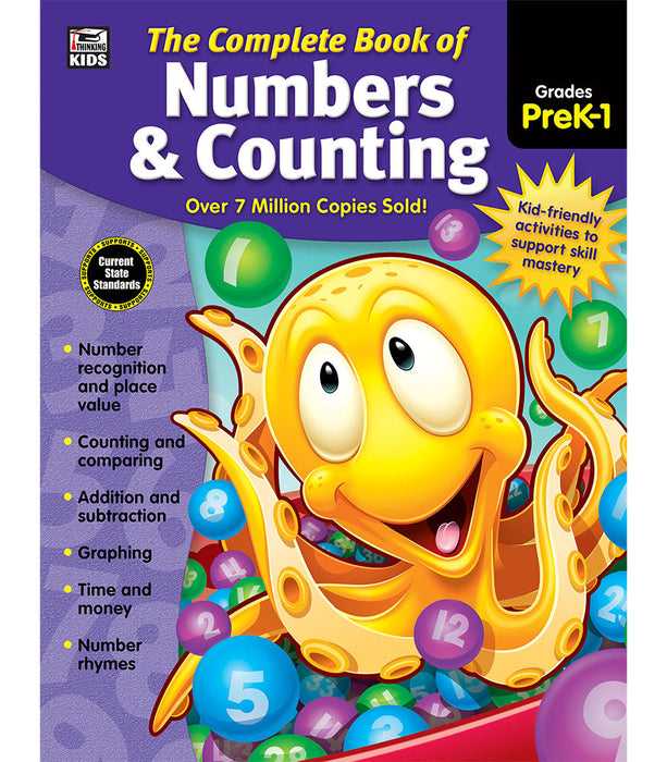 The Complete Book of Numbers & Counting (PreK-1) Book [CD704933]