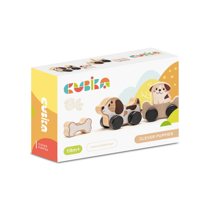 Cubika Wooden Toy Clever Puppies [20298]
