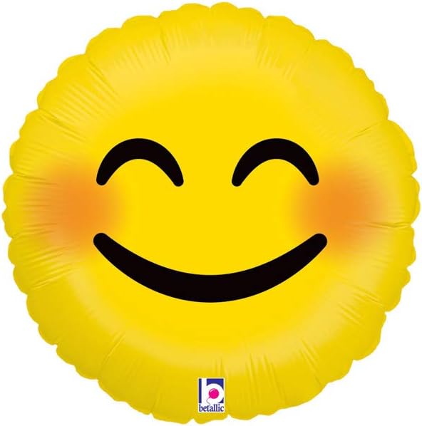 Emoji Smiley Face 18 Inch Mylar Foil Balloon [36264]