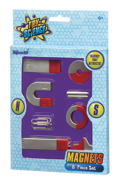 Toy Science Magnets, 8 Piece Set [7364]