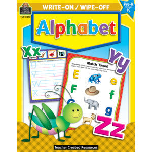 Alphabet Write-On Wipe-Off Book [TCR8213]