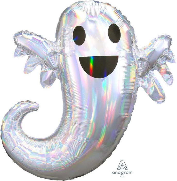 Iridescent Ghost 28 Inch Mylar Foil Balloon [39986]