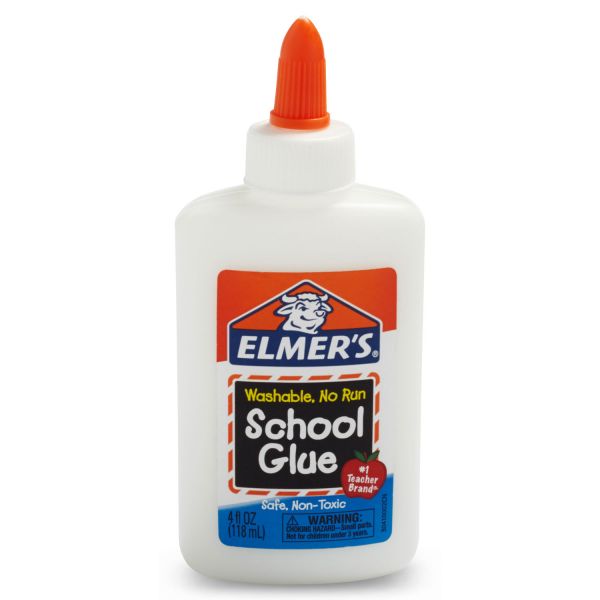 Elmer's Washable School Glue, 4 oz, Dries Clear [EPIE304]