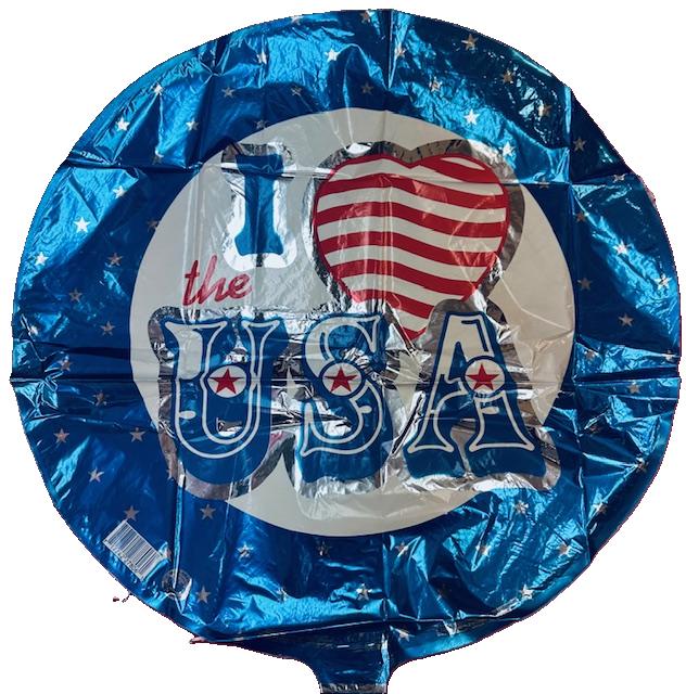 I Love the USA 18 Inch Foil Mylar Balloon [27806]