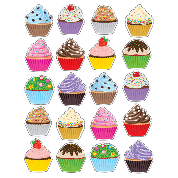 Cupcakes Stickers [TCR7094]