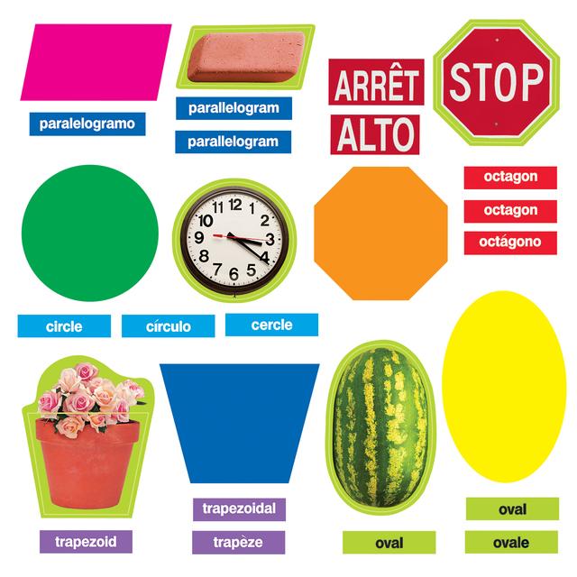 Geometric Shapes Bulletin Board Set [T8708] (D)