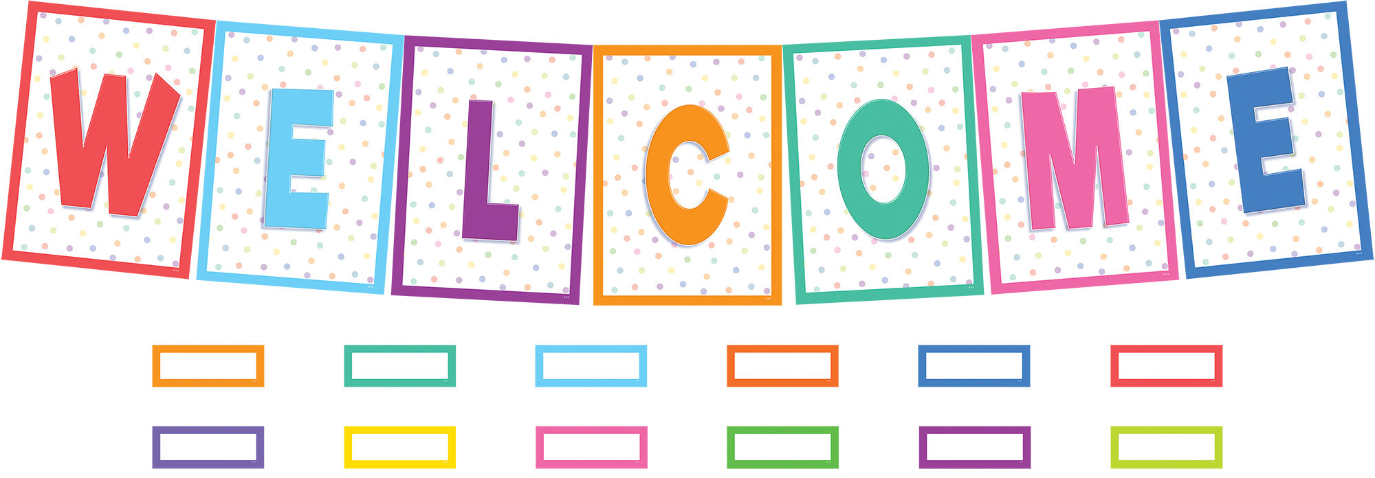 Colorful Welcome Bulletin Board [TCR6592]
