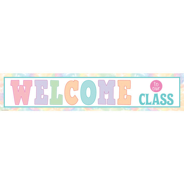 Pastel Pop Welcome to Our Class Banner [TCR8445]