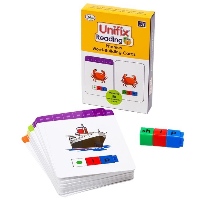 Unifix Reading: Phonics Word-Building Cards [211415]